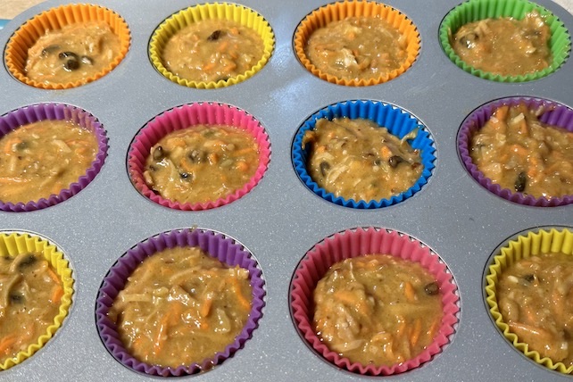 morning glory muffins with gluten-free and vegan options