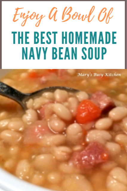 Top 20 simply the best ham and navy bean soup 1 The Best Ham and Navy Bean Soup GF, low fat & high fiber
