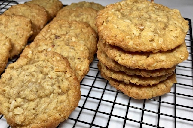 grandma's ranger cookies with gluten-free and vegan options