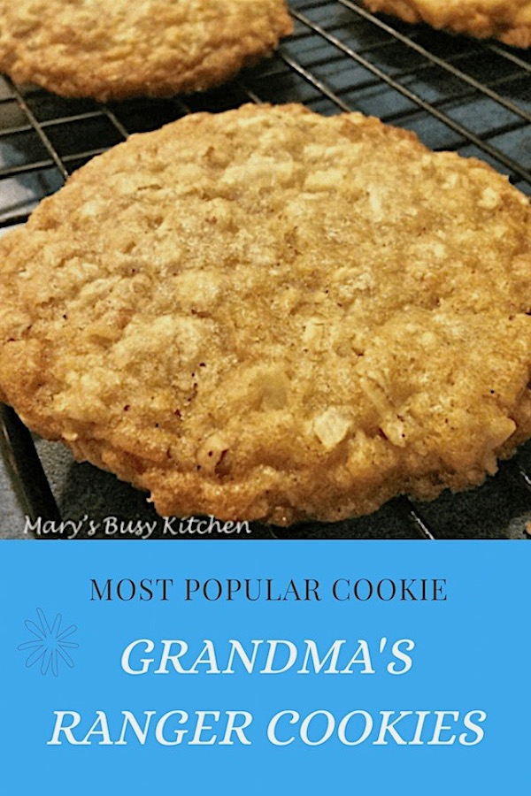 grandma's ranger cookies with gluten-free and vegan options