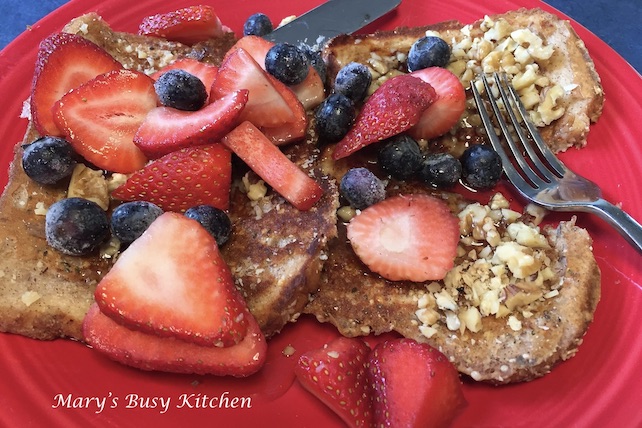 easy plant based gluten-free french toast
