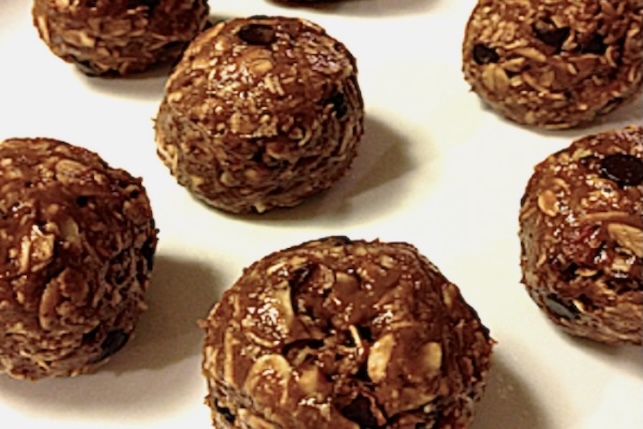 double chocolate energy balls