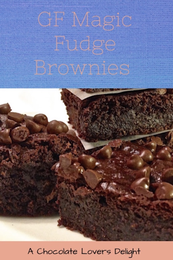 GF vegan chocolate fudge brownies