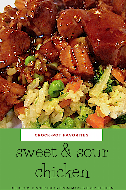 sweet & sour chicken over fried rice, gluten-free and low fodmap