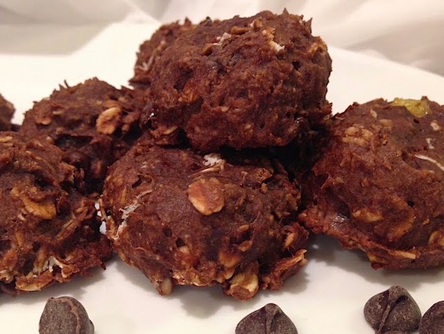 Heart healthy chocolate cookies, gluten-free