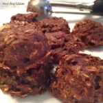 Healthy chocolate cookies, gluten-free
