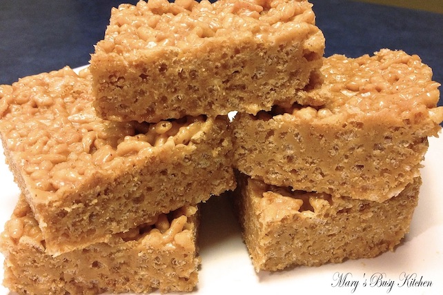 Gluten Free Peanut Butter/SunButter Crispy Treats