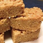 gluten-free SunButter Krispie bars made with any nut butter you like