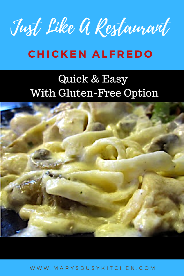 easy chicken alfredo that tastes like a restaurant