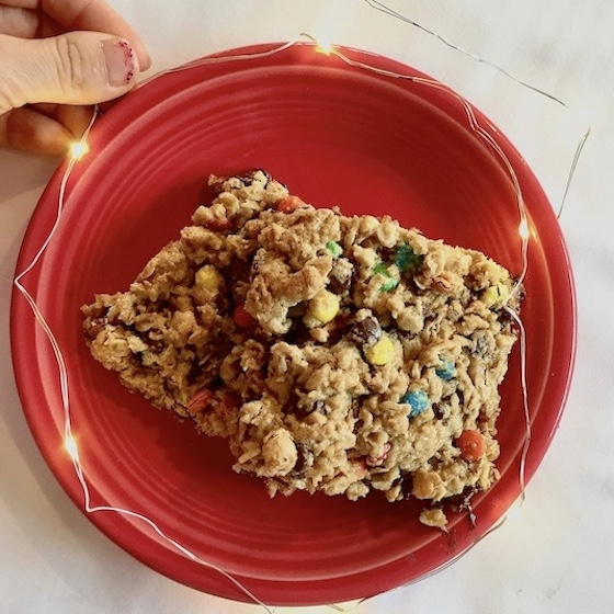 gluten-free and vegan oat monster bars