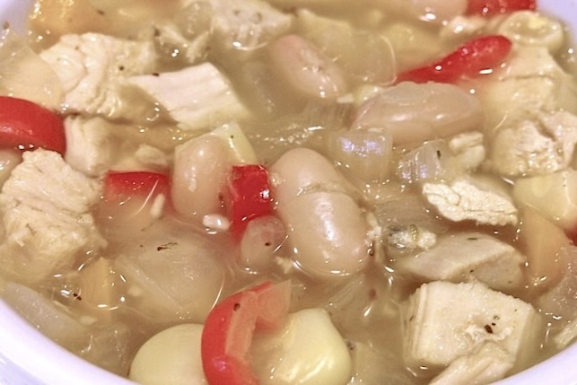 white bean chili, easy dinner idea