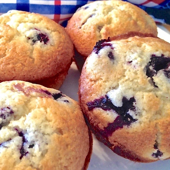 Lemon blueberry muffins with gluten-free and vegan options
