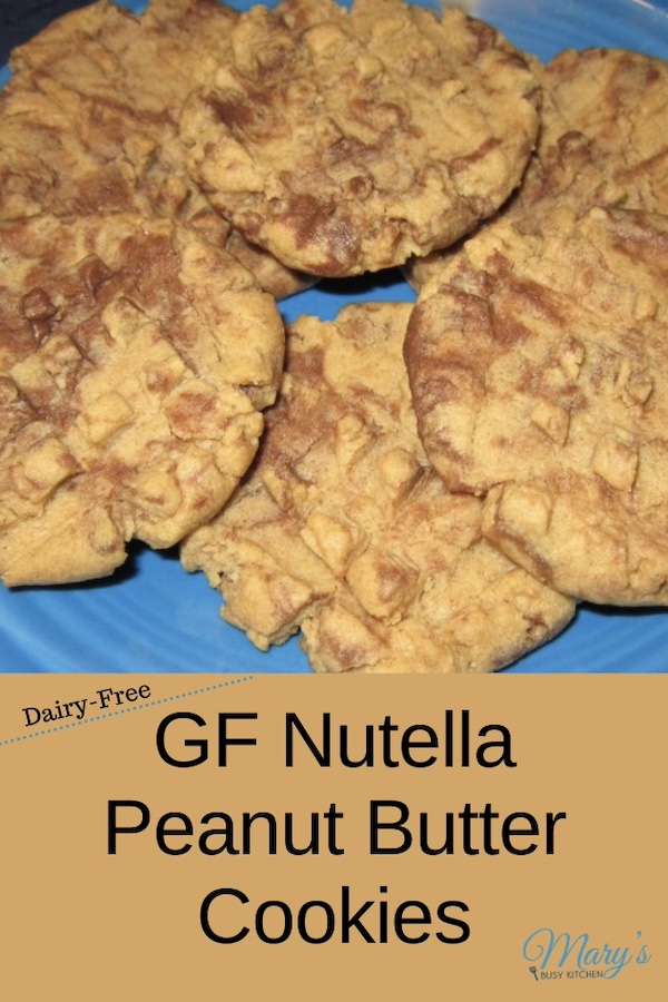 GF Nutella Peanut Butter Cookies