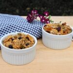 easy gf homemade granola with dried blueberries