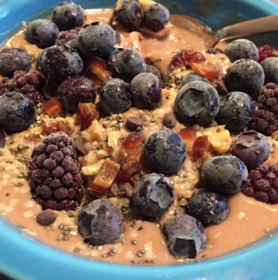 Chocolate Protein Smoothie Bowl