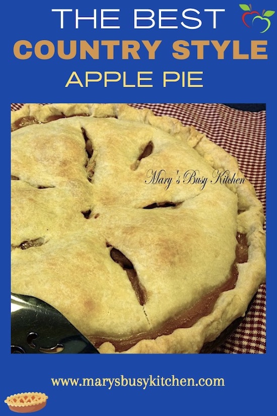 country style apple pie with gluten-free option