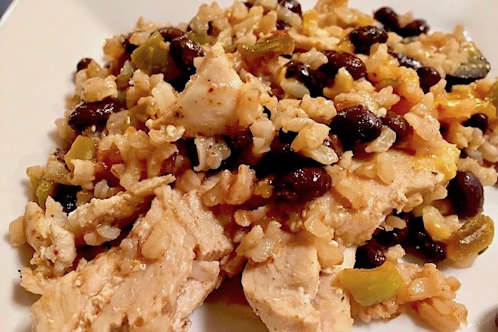 Chicken & Black Bean Casserole ~ Healthy Comfort Food