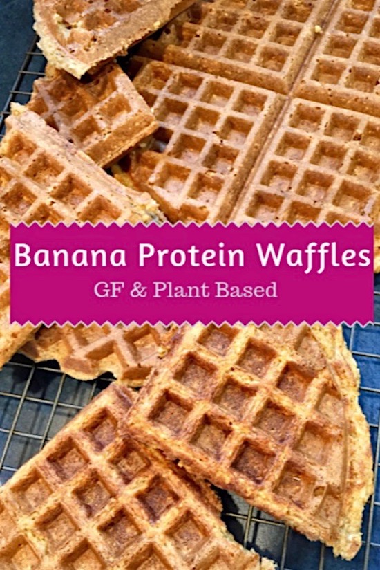 banana protein waffles gluten free