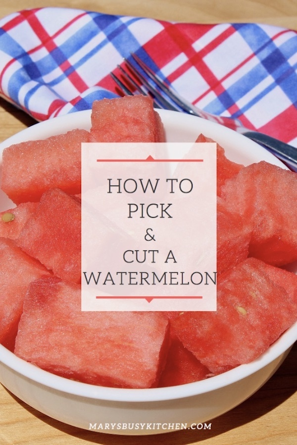 how to pick a watermelon