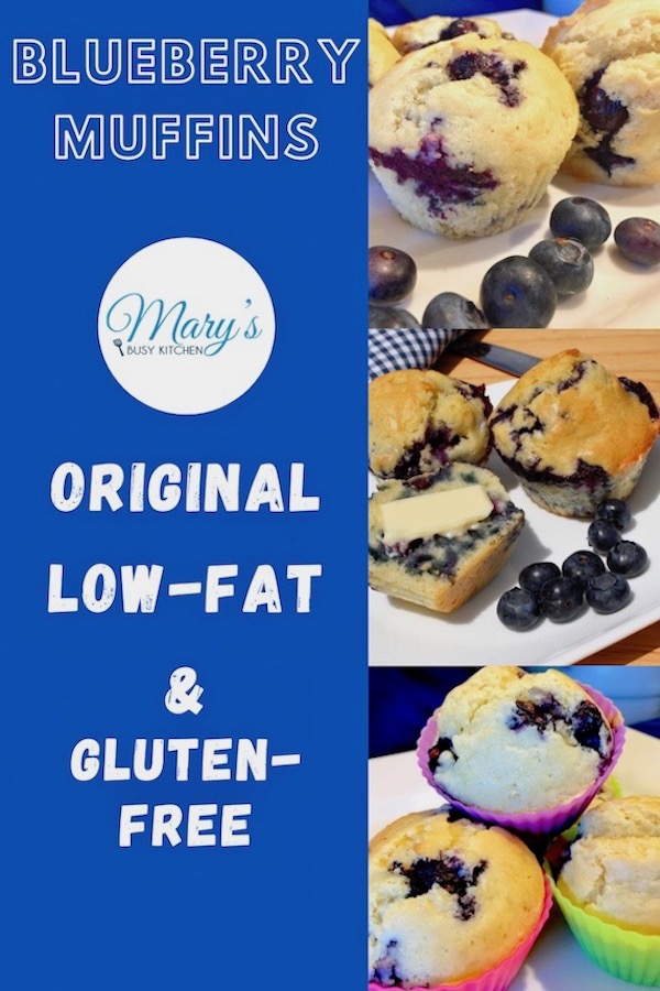 fresh blueberry muffins with allergy-friendly and vegan options