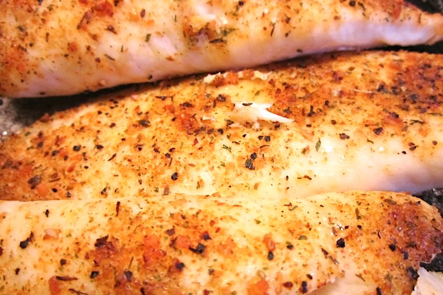 perfectly seasoned baked low-fat tilapia