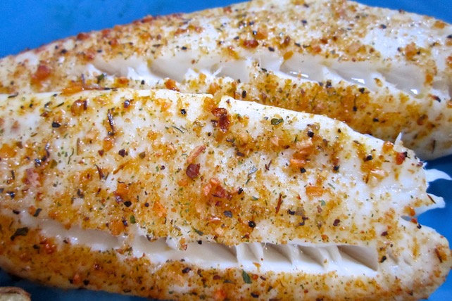 Low-Fat Seasoned Tilapia -