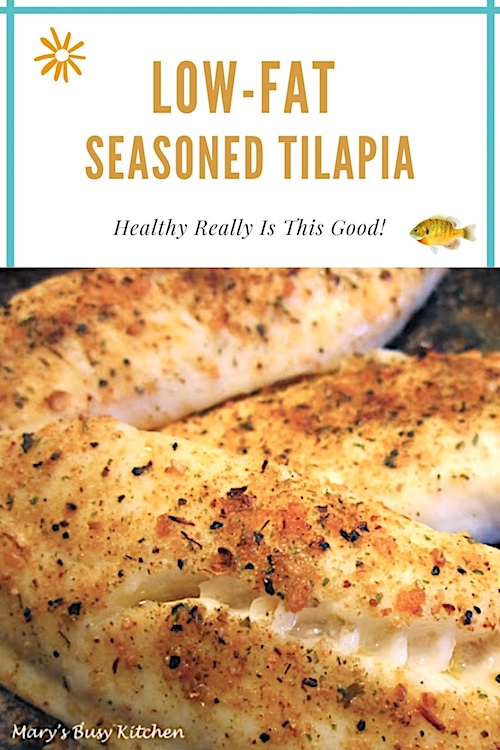 Low Fat Seasoned Tilapia