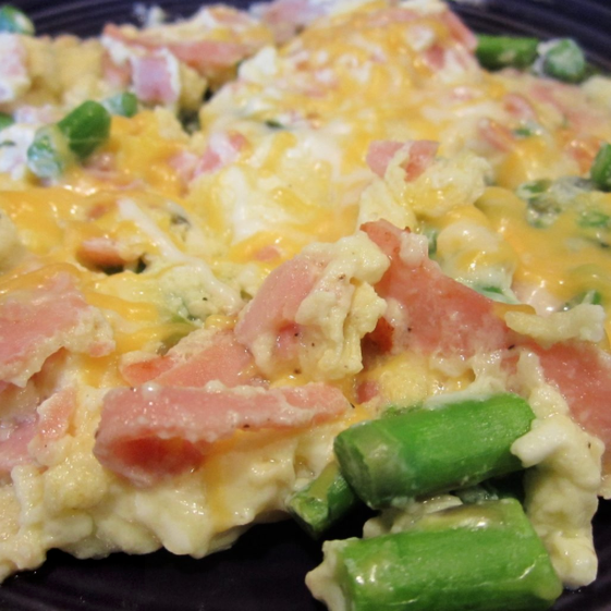 Scrambled Eggs & Asparagus…A Tasty Mood Lifting Vegetable!