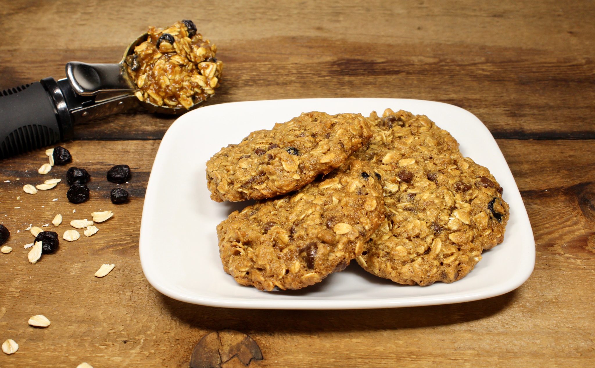 SunButter Cookies With Dried Blueberries GlutenFree & Vegan