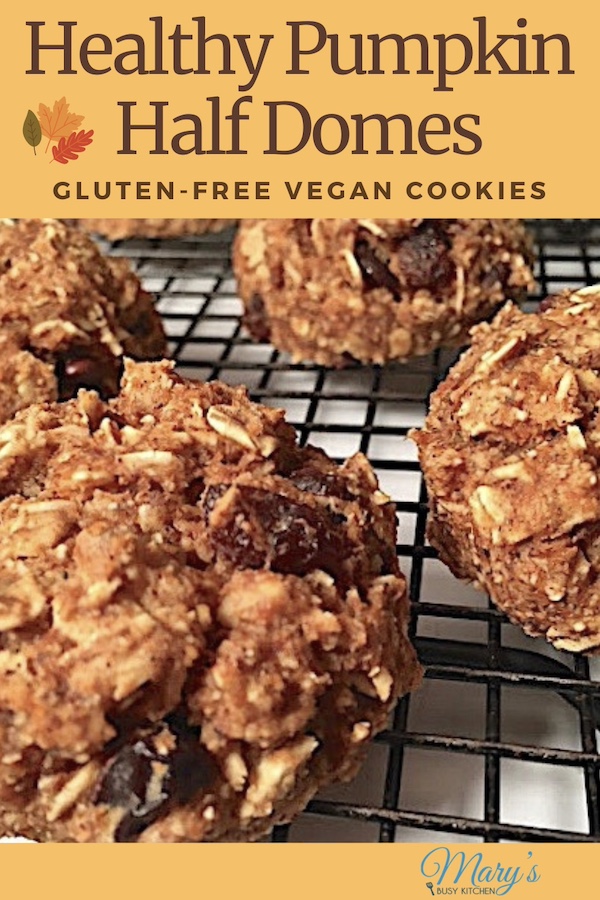 gluten-free and vegan pumpkin cookies