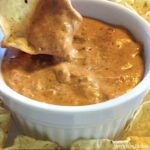 cheesy beefy appetizer dip for chips