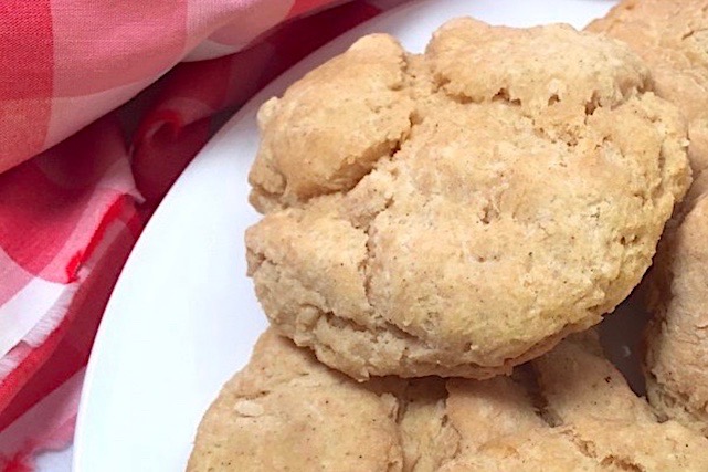 homemade gluten, dairy, and egg-free biscuits