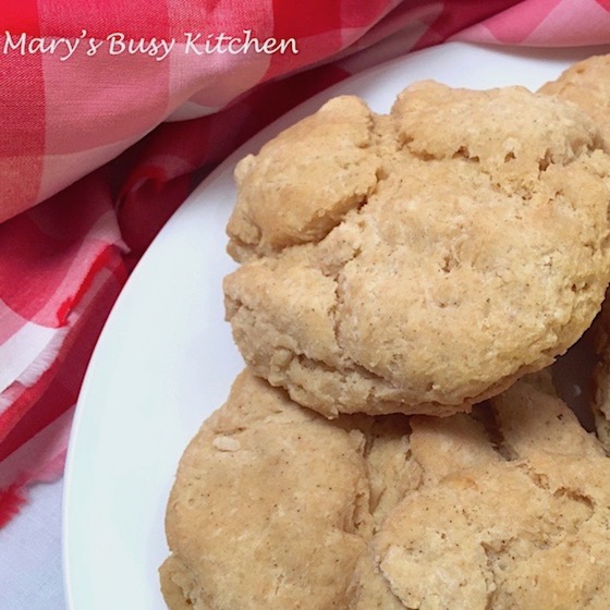 homemade gluten, dairy, and egg-free biscuits