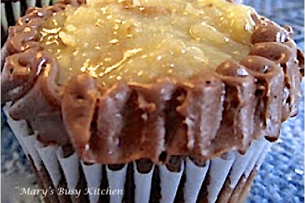 German Chocolate Cupcakes ~ Easy dessert idea
