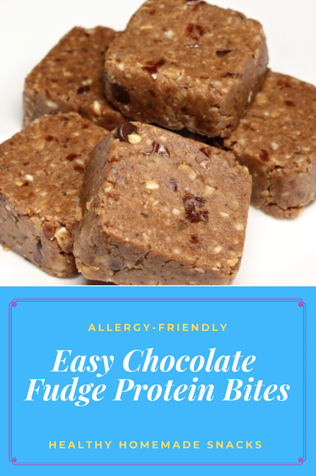 Easy homemade chocolate energy squares for snacks