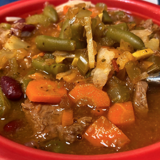 Savory Beef Minestrone Soup