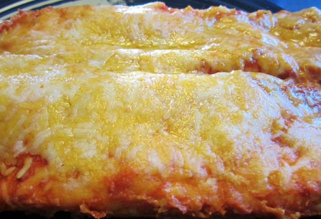 cheese and chicken enchiladas