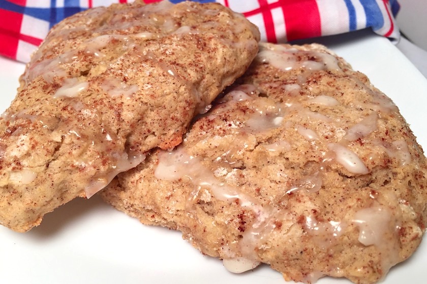 Homemade apple cinnamon scones with allergy-friendly options