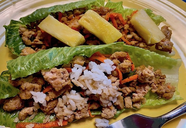Spicy Thai Lettuce Wraps gluten-free and super easy
