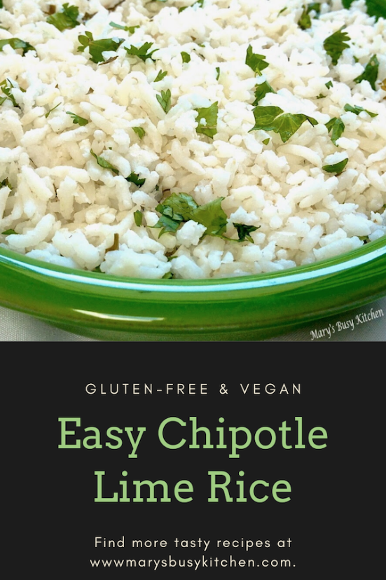 easy chipotle lime rice