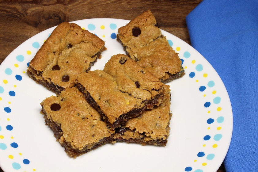 healthy lunch lady peanut butter bars