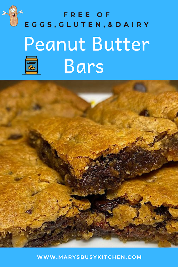 GF Peanut Butter Bar that are healthier and loaded with protein