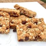 coconut oat and chocolate cookie bars