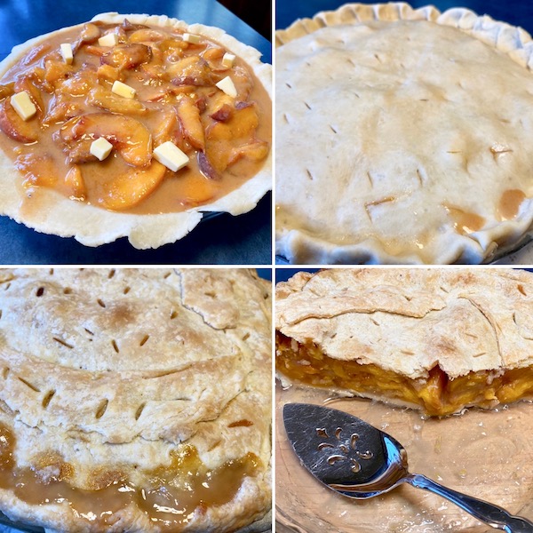 Homemade Peach Pie