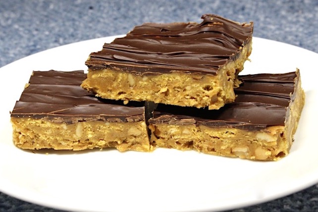 Healthy homemade butterfinger candy 