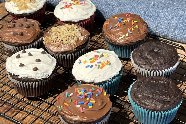 lowfat perfectly fudgy gluten free cupcakes
