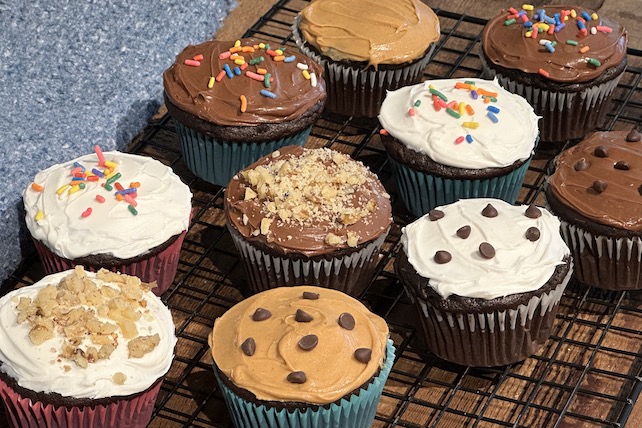 low-fat perfectly fudgy gluten-free cupcakes