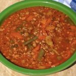 turkey and red lentil vegetable soup