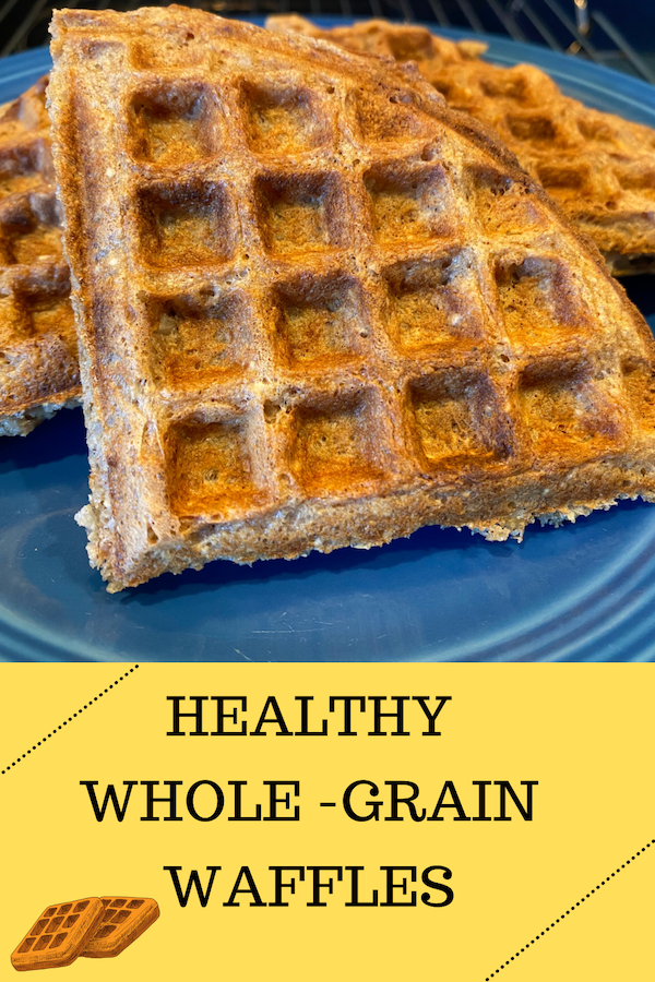 healthy whole-grain blender waffles