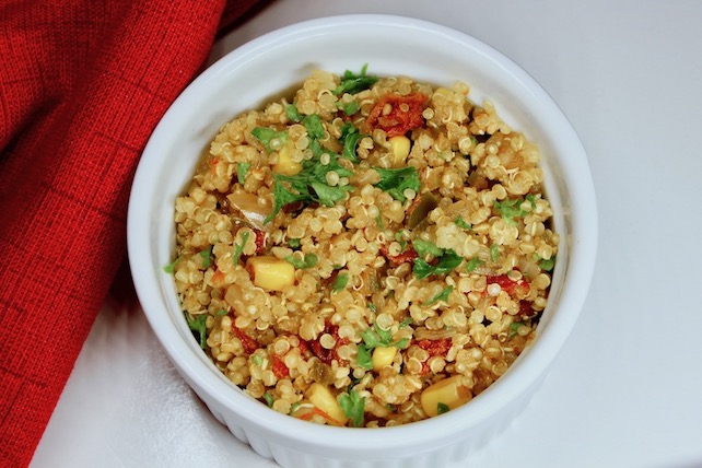 tasty quinoa pilaf a gluten-free side dish